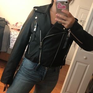 Leather jacket